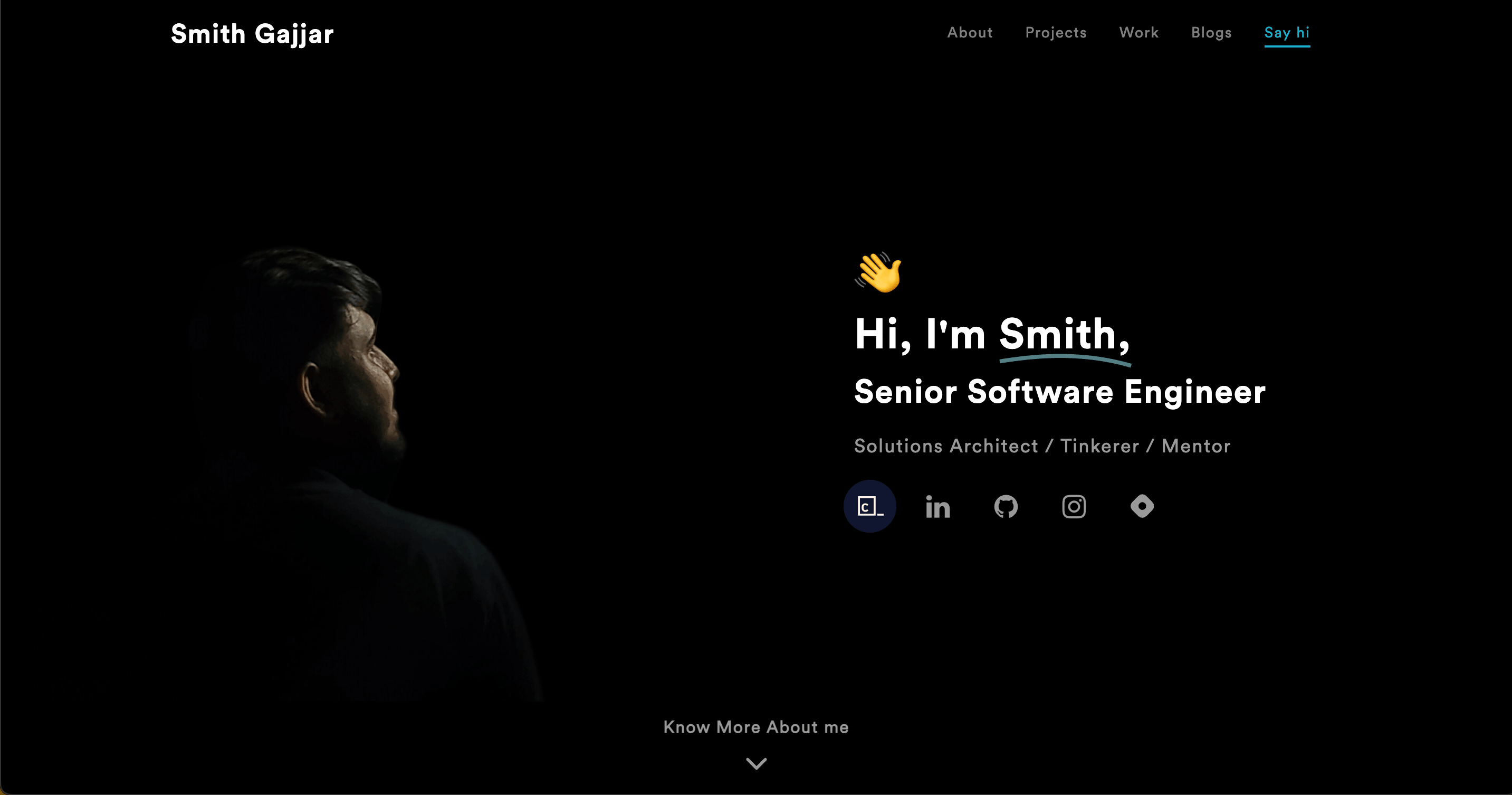 smithgajjar.dev (v2) project cover